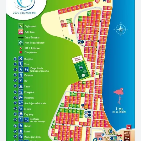 Mobil Bleu Marine Campingplads *